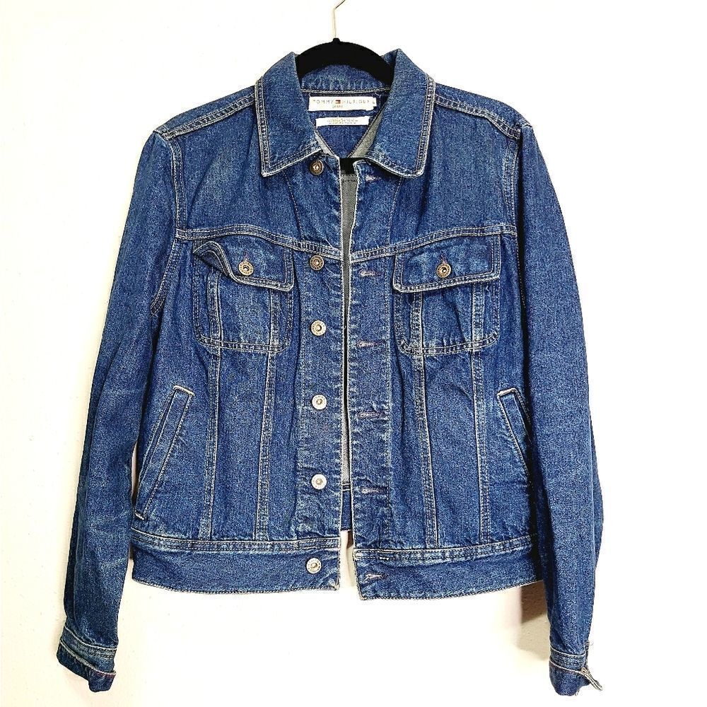 Tommy Hilfiger Women's Trucker Denim Jean Jacket